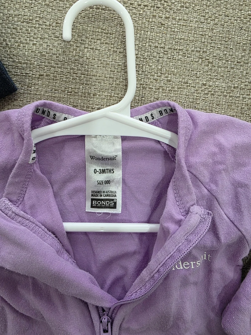 Bonds Lavender Wondersuit Footed One-Piece